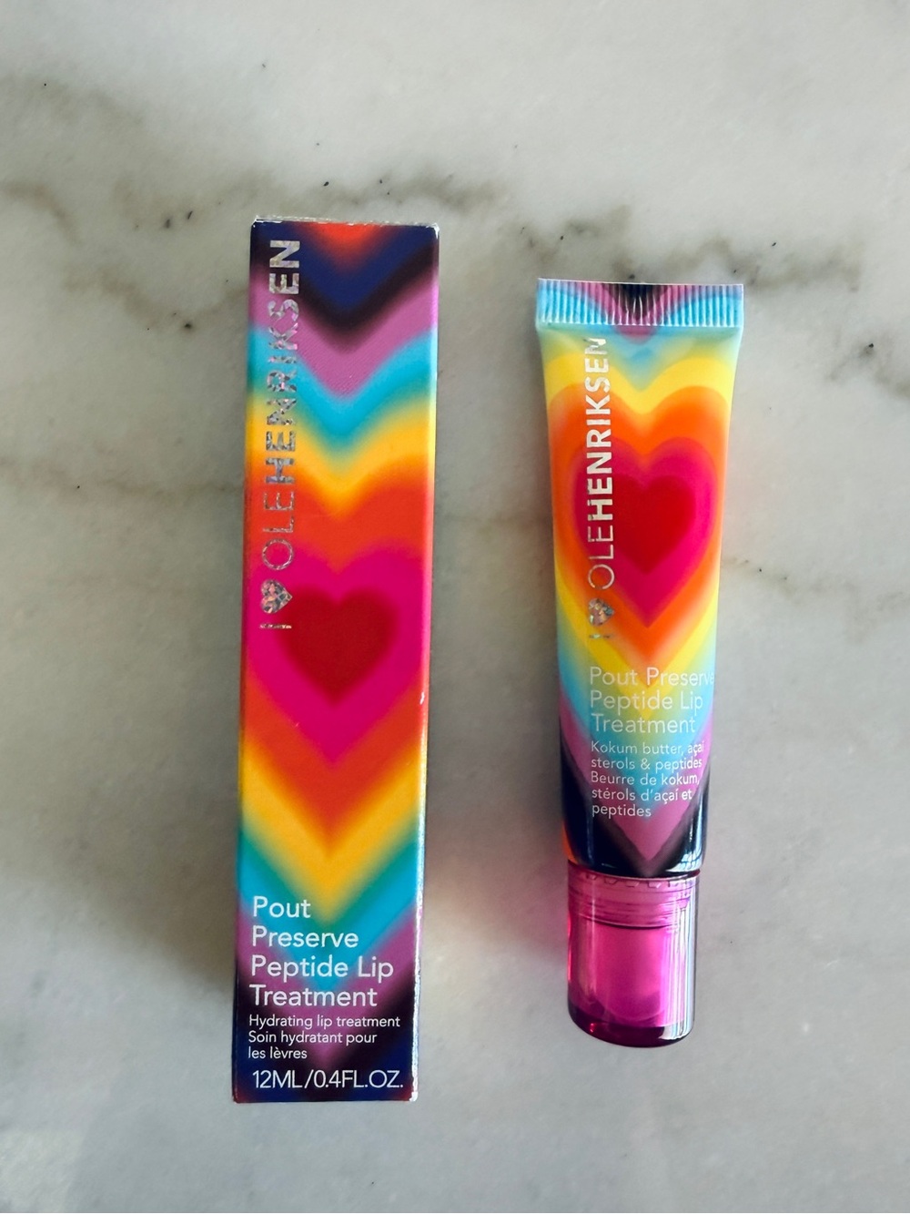 NEW - Ole Henriksen Pout Preserve Peptide Lip Treatment - Pride Punch 🌈